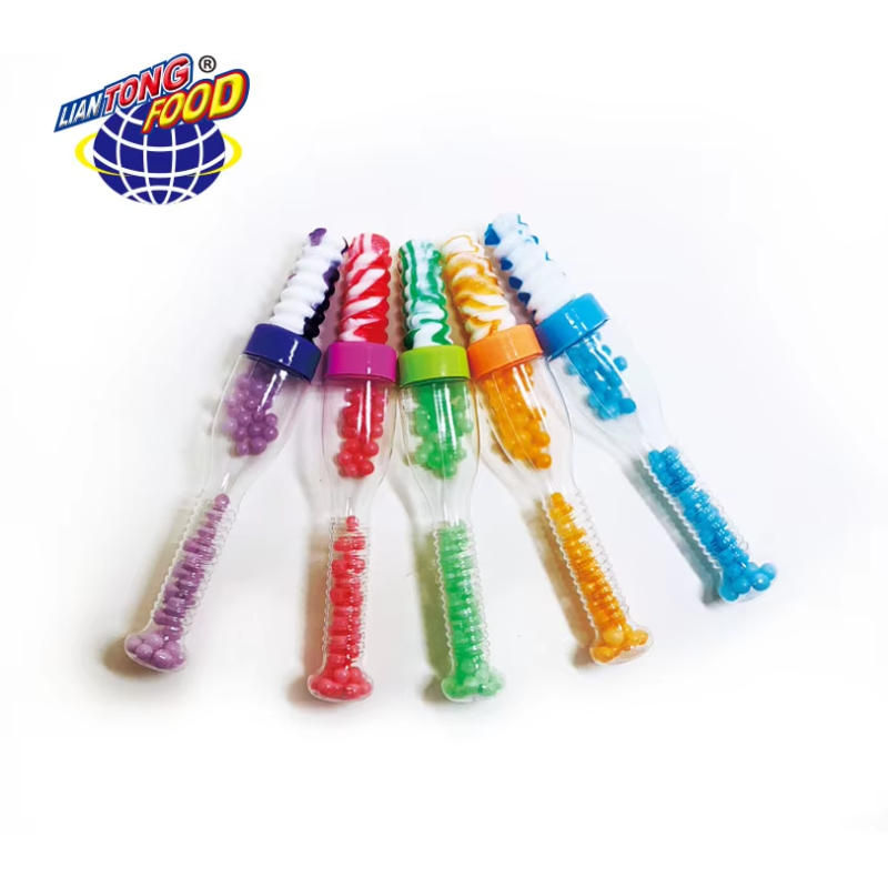 Baseball Candy Supplier - Bar Shape Colorful Fruit Lollipop