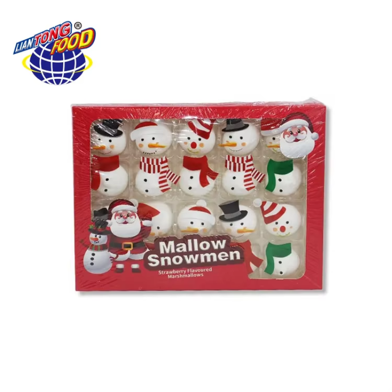 Marshmallow Candy Supplier - Christmas Cotton Gummies OEM
