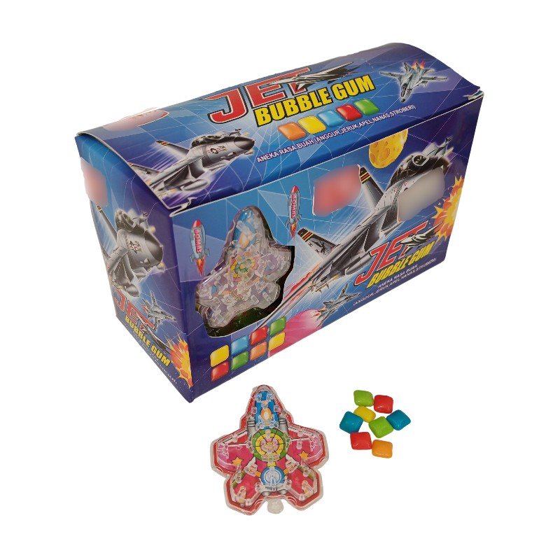 Bubble Gum Jet Factory - Fruit Flavor Colorful Chewing