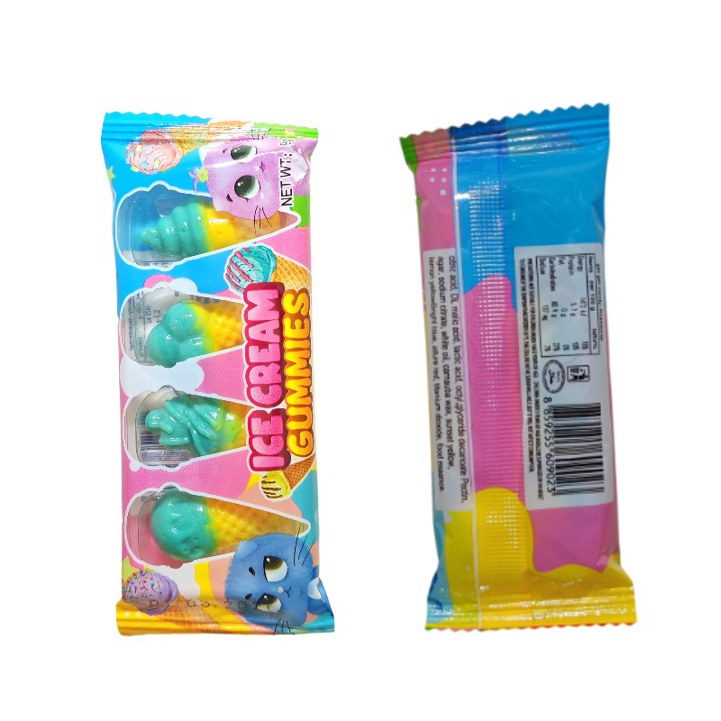 Ice Cream Gummy Supplier - Fun Shape Box Packaging Wholesale