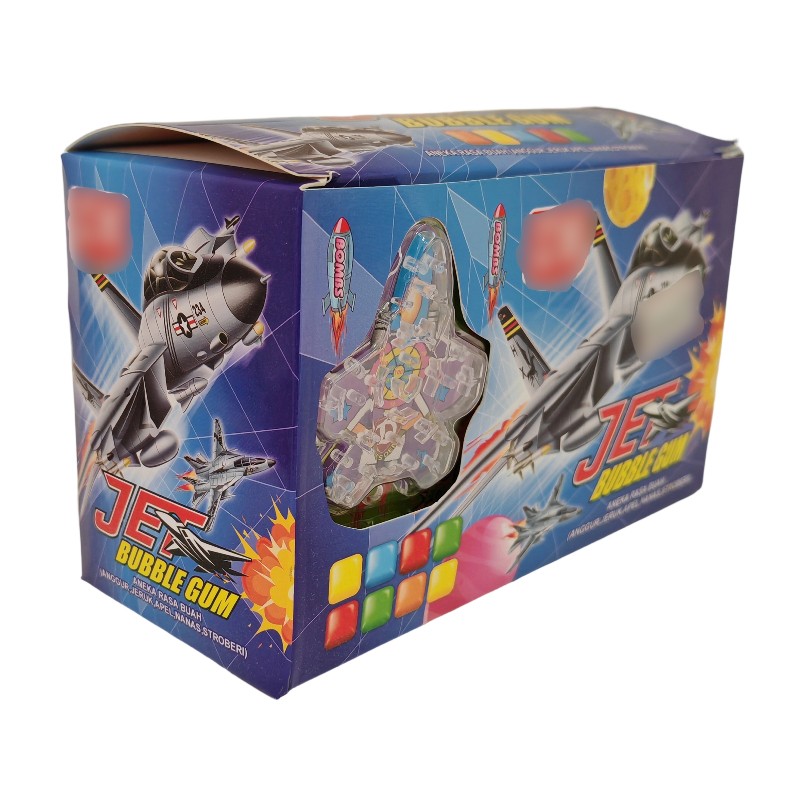 Bubble Gum Jet Factory - Fruit Flavor Colorful Chewing