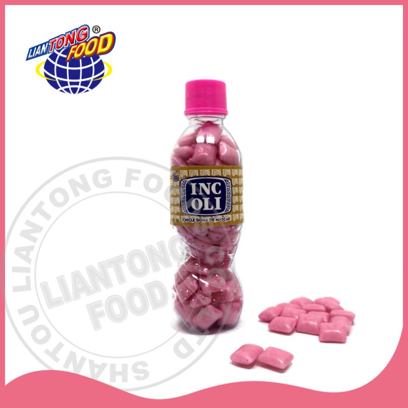 Mini Bubble Gum Supplier - Bottled Mixed Fruit Flavor