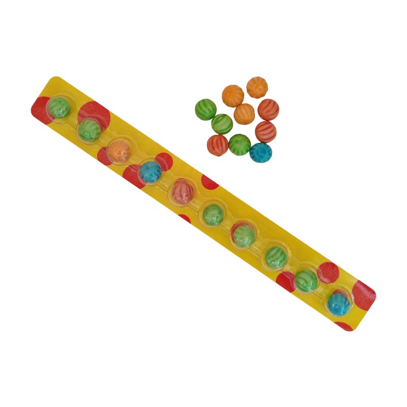 Watermelon Gum Supplier - Colorful Balls Mixed Fruit Jar