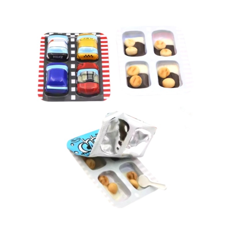 Car Chocolate Factory - Surprise Egg Filling Jam Biscuits