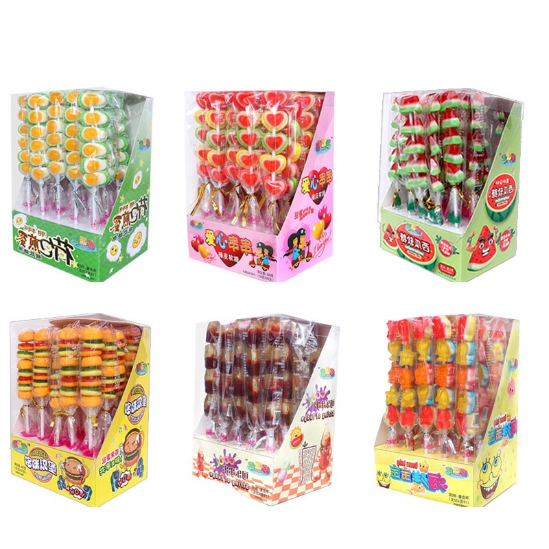 Hamburger Lollipop Supplier - High Quality Stick Fruity Gummy