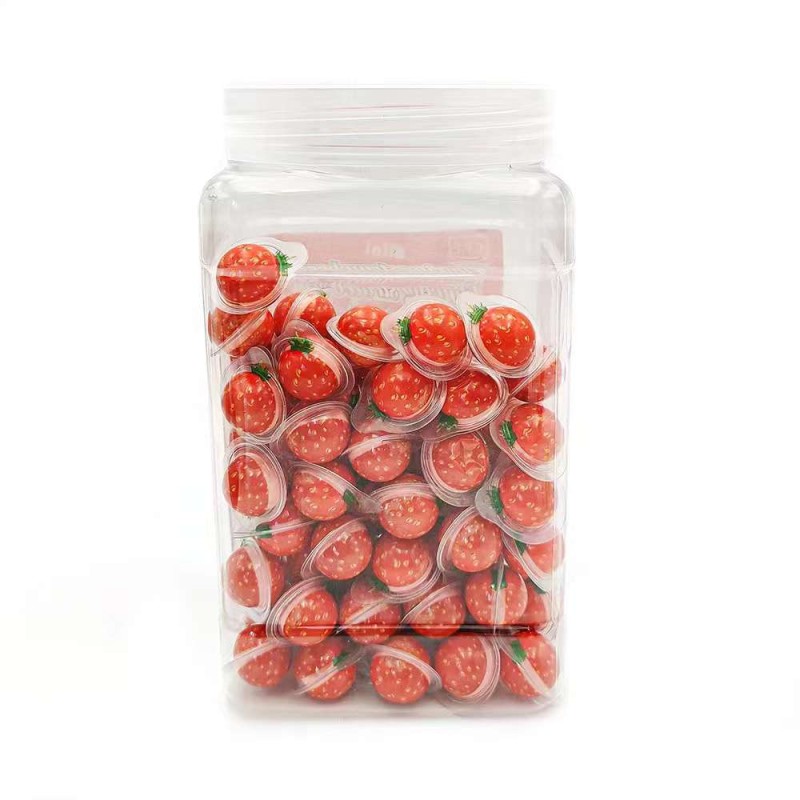 Strawberry Gummy Supplier - Mini Fruit Shape 3D Filled