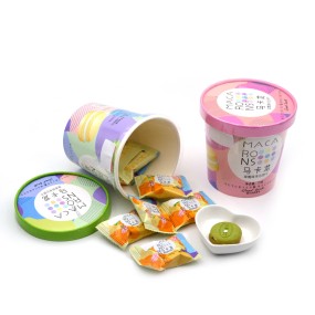 Macaron Biscuits Factory - Halal Fruit Flavors Sandwich Cream