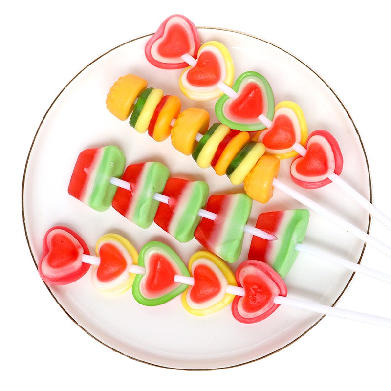 Hamburger Lollipop Supplier - High Quality Stick Fruity Gummy