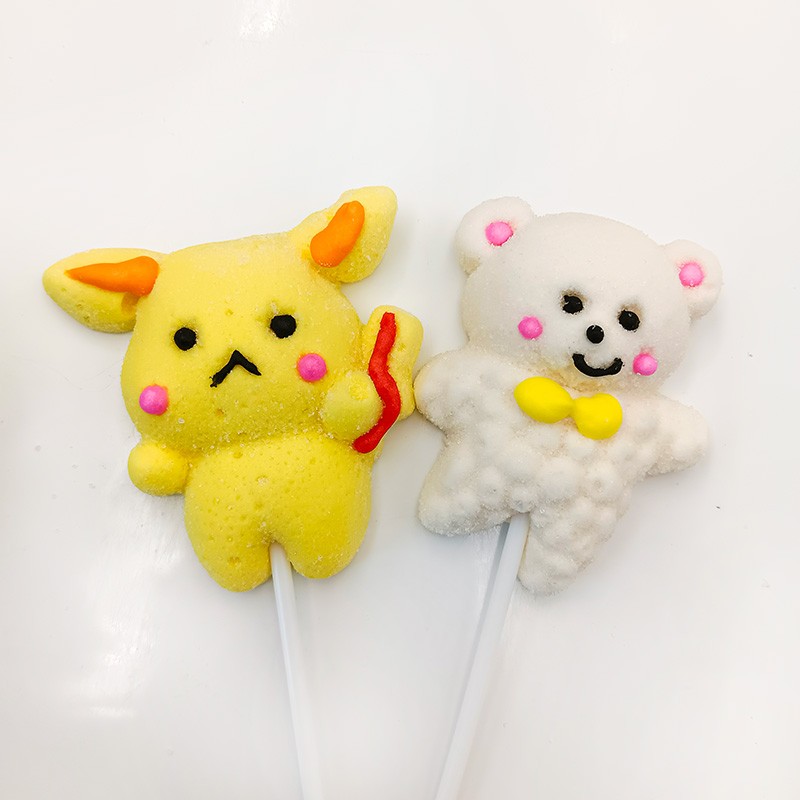Marshmallow Lollipop Supplier - Cute Cartoon Shape Colorful