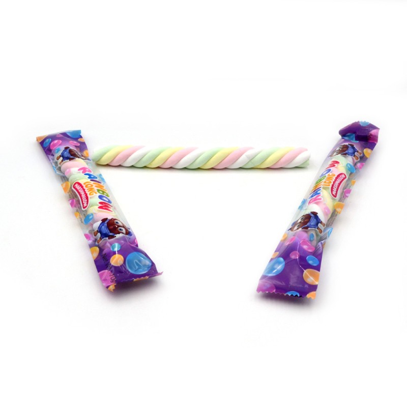 Long Marshmallow Factory - Rainbow Sweet Fruity Halal Twisted