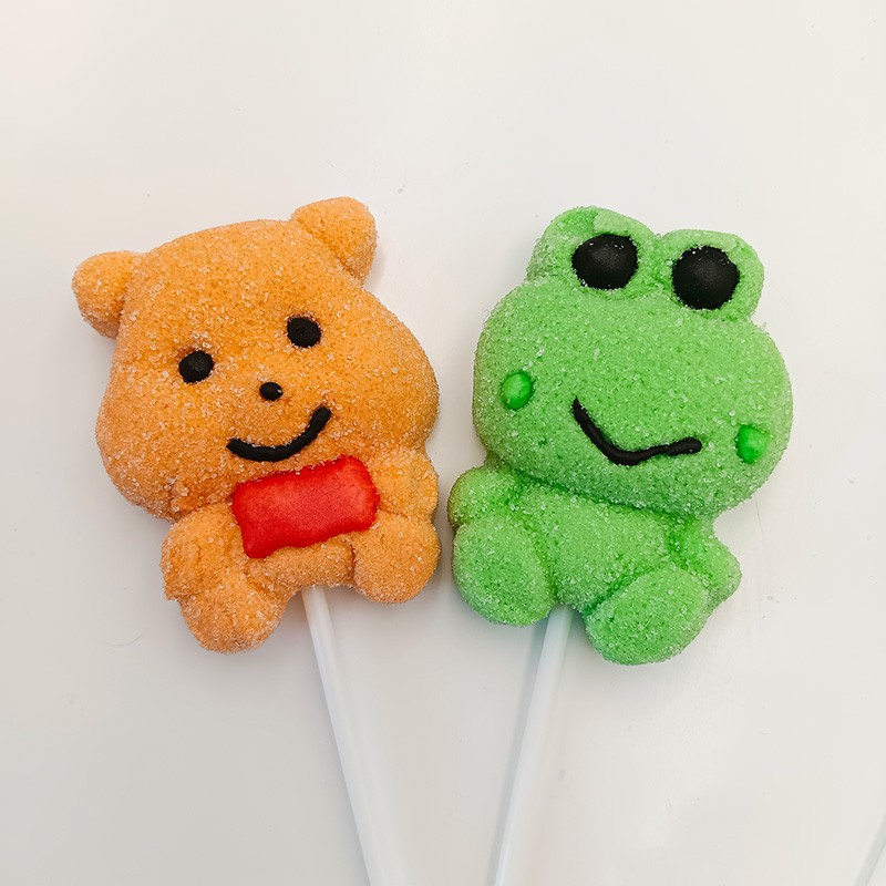 Marshmallow Lollipop Supplier - Cartoon Shape Wholesale