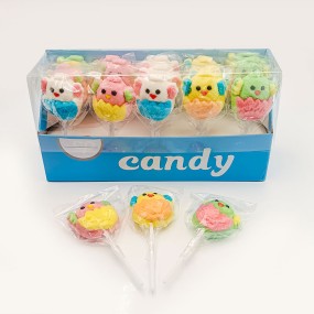 Marshmallow Lollipop Supplier - Cartoon Shape Wholesale