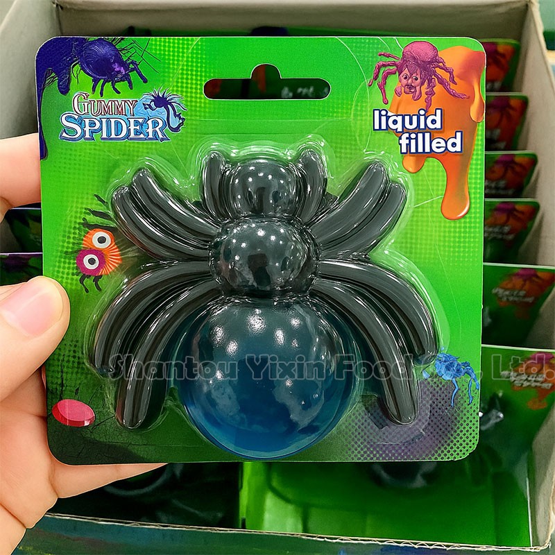 Spider Gummy Candy Manufacturer - 3D Shape Liquid Jam Filled