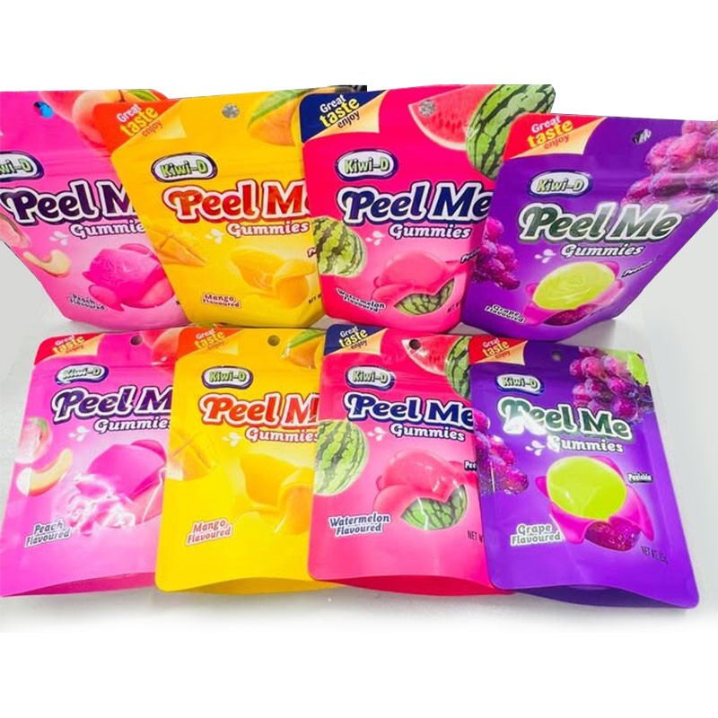 Peelable Gummy Factory - Peach Flavor Fruit Flavored Soft