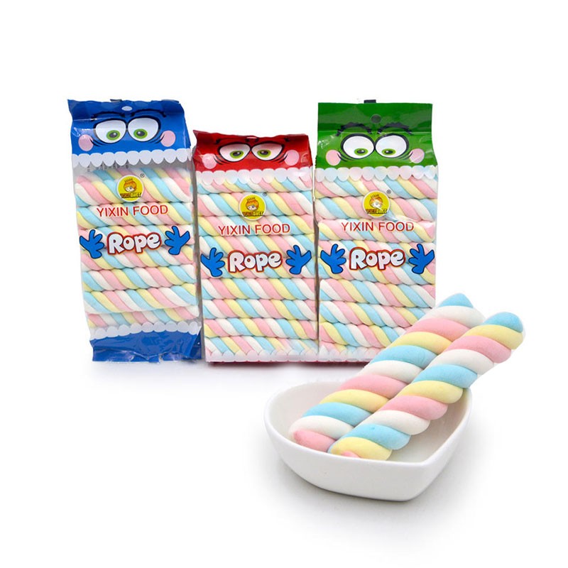 Twisted Marshmallow Supplier - Halal Individually Wrapped Bag