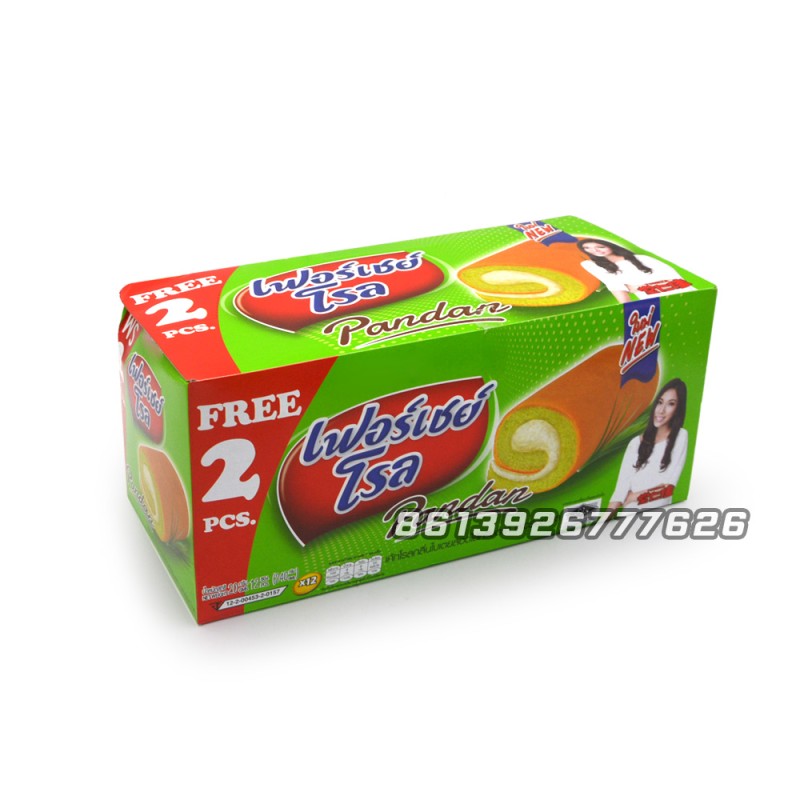 Pandan Roll Factory - Flavored Roll Creamy Centre