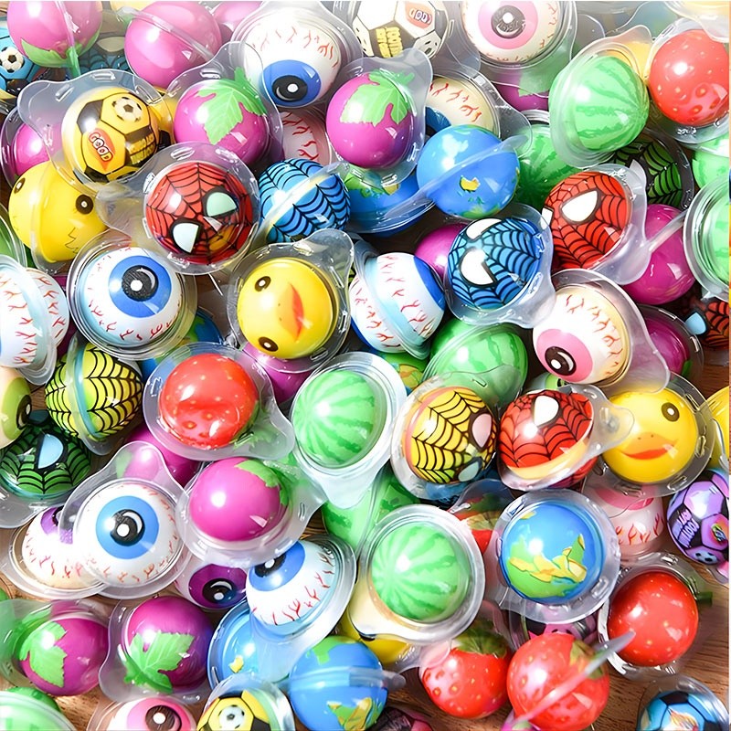 Watermelon Gummy Factory - Hot Selling Halal Ball Shape Filled