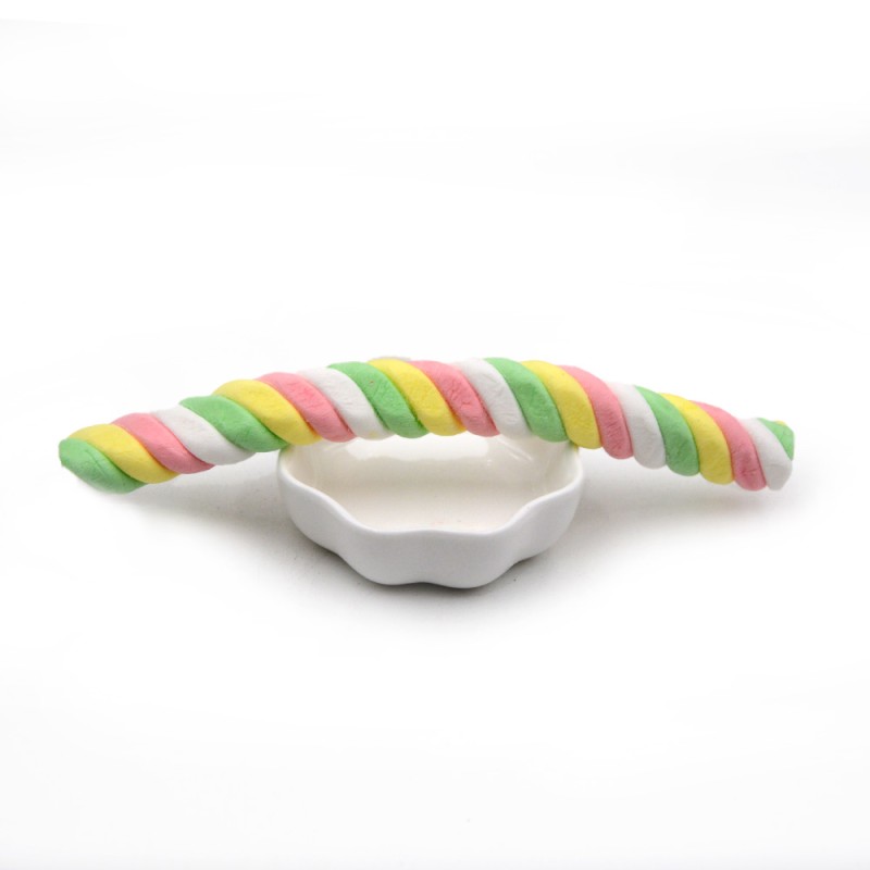 Twist Candy Supplier - Halal Rainbow Fruits Flavor Sponge