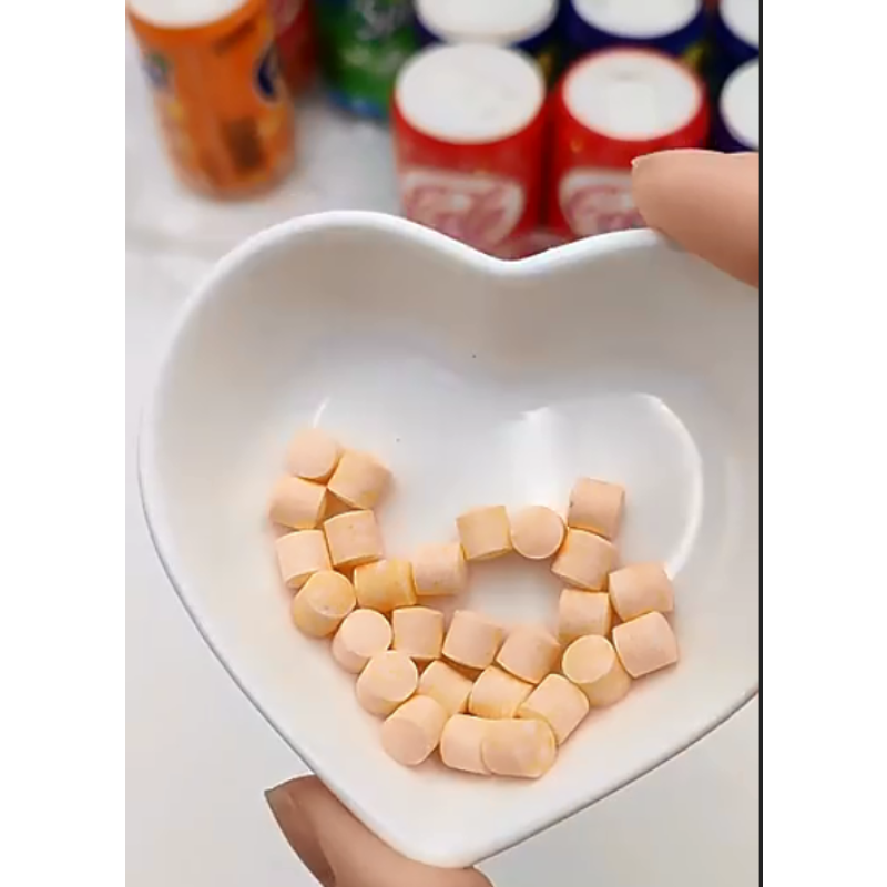 Fruit Candy Supplier - Halal Orange Flavor Press Sweets