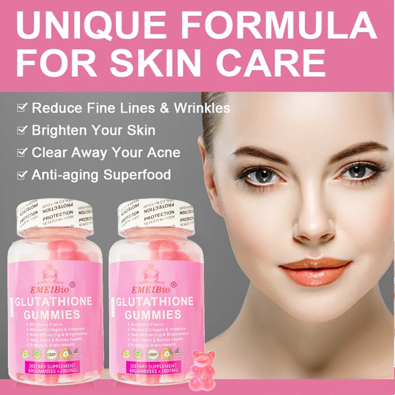 Glutathione Capsules Supplier - OEM Anti-Aging Collagen Gummies