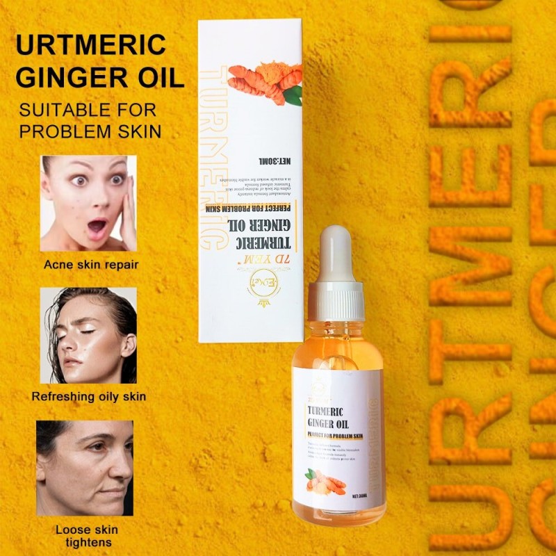 Face Serum Oil Factory - Natural Turmeric Ginger Anti Aging