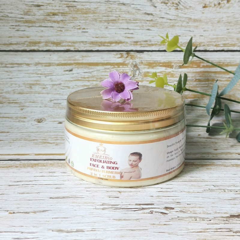 Papaya Scrub Supplier - Daily Exfoliating Lemon Kojic Acid