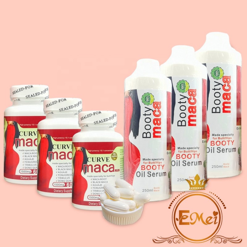Butt Enlargement Oil Factory - 100% Natural Maca Oil Bigger Hip