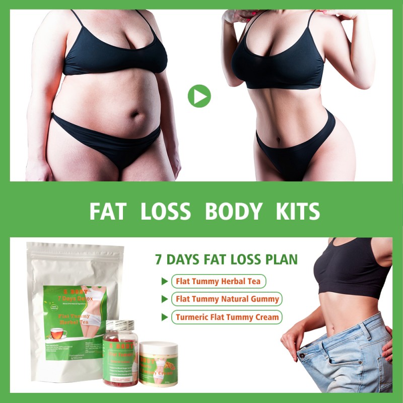 Detox Slimming Set Supplier - 7 Day Tummy Gummy Cream Tea