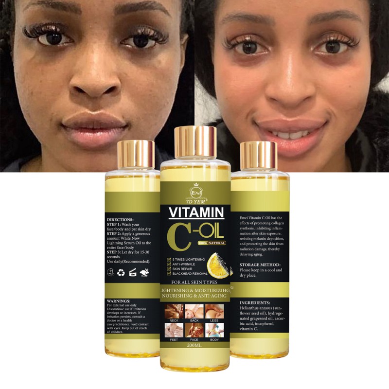 Vitamin C Skincare Oil Factory - Private Label Brightening 200ml