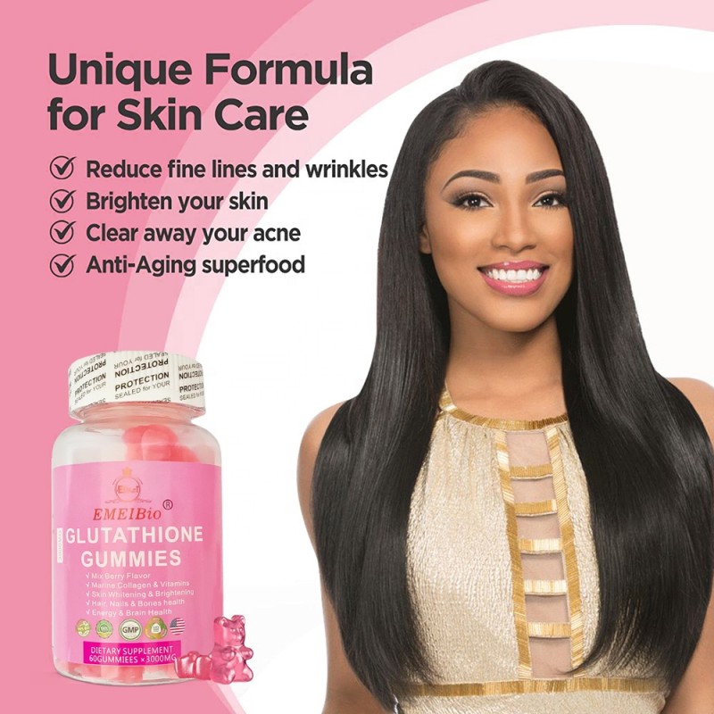 Skin Whitening Gummies Supplier - L-Glutathione Collagen Food