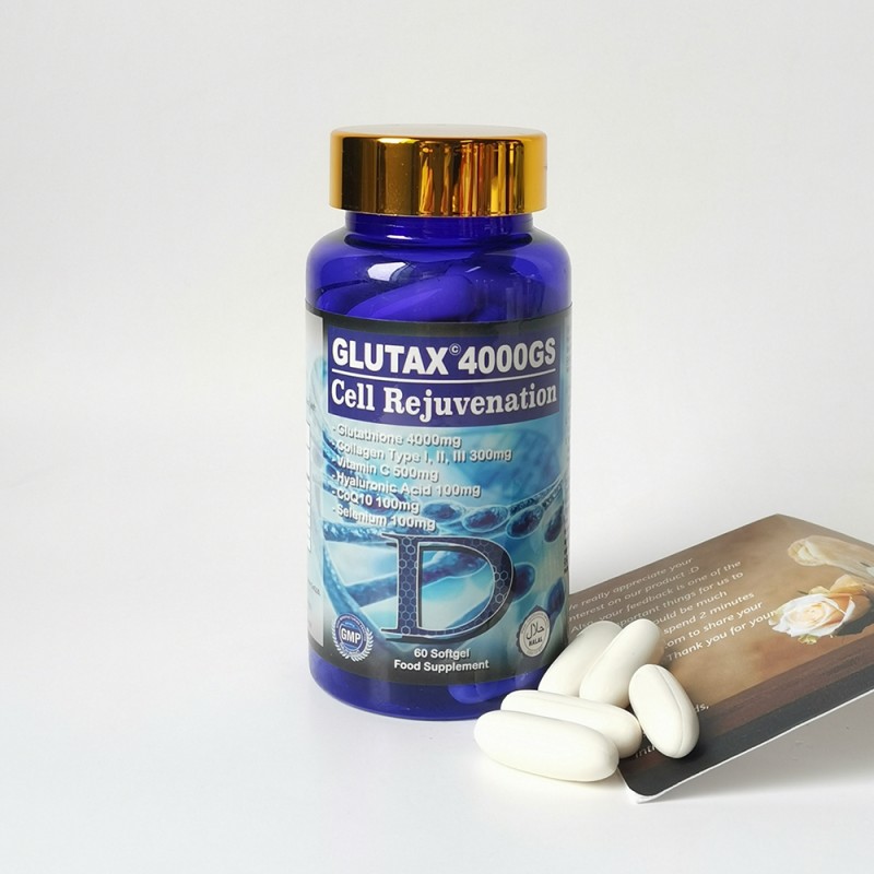 Glutathione Capsules Factory - Hot Selling 1500mg Black Skin