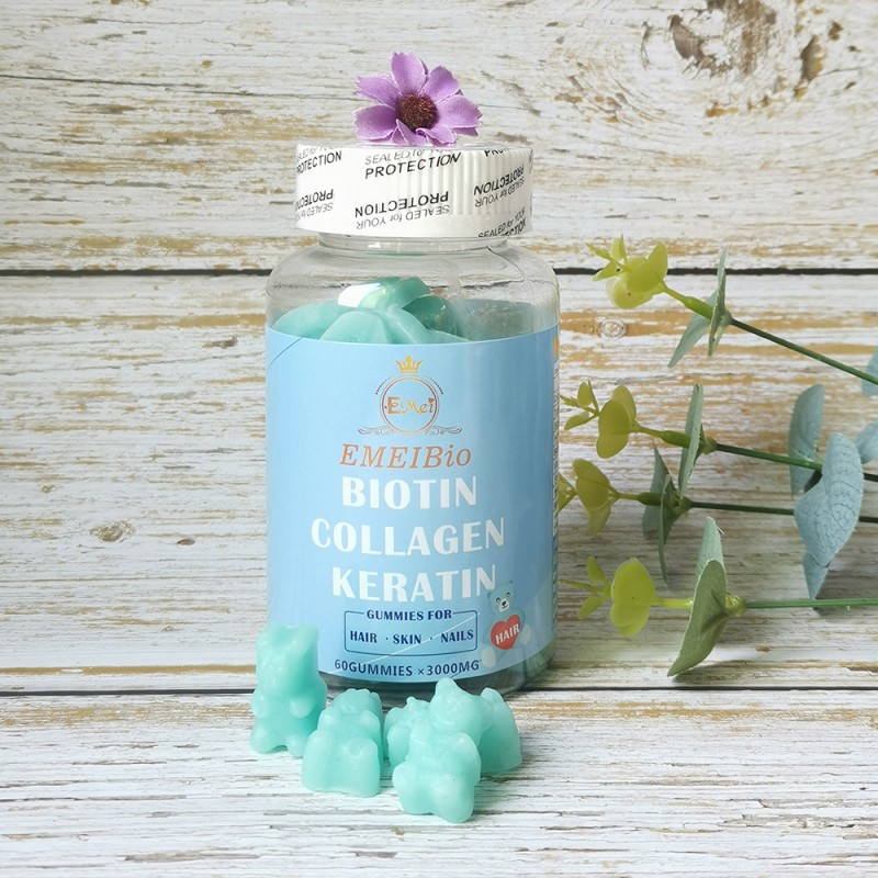 Biotin Collagen Gummies Supplier - High Quality Skin Nail Hair Care