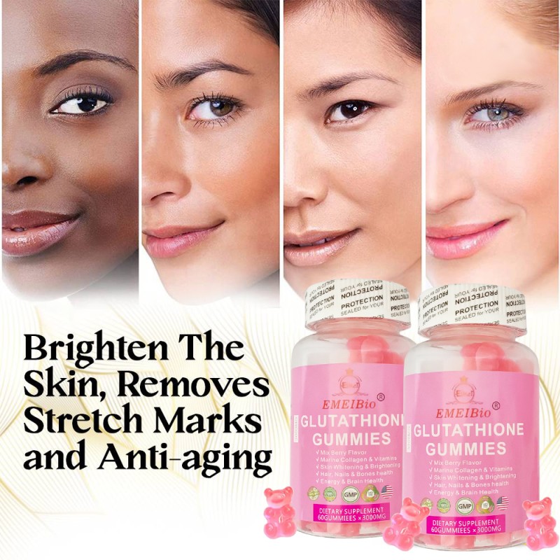 Glutathione Capsules Supplier - OEM Anti-Aging Collagen Gummies