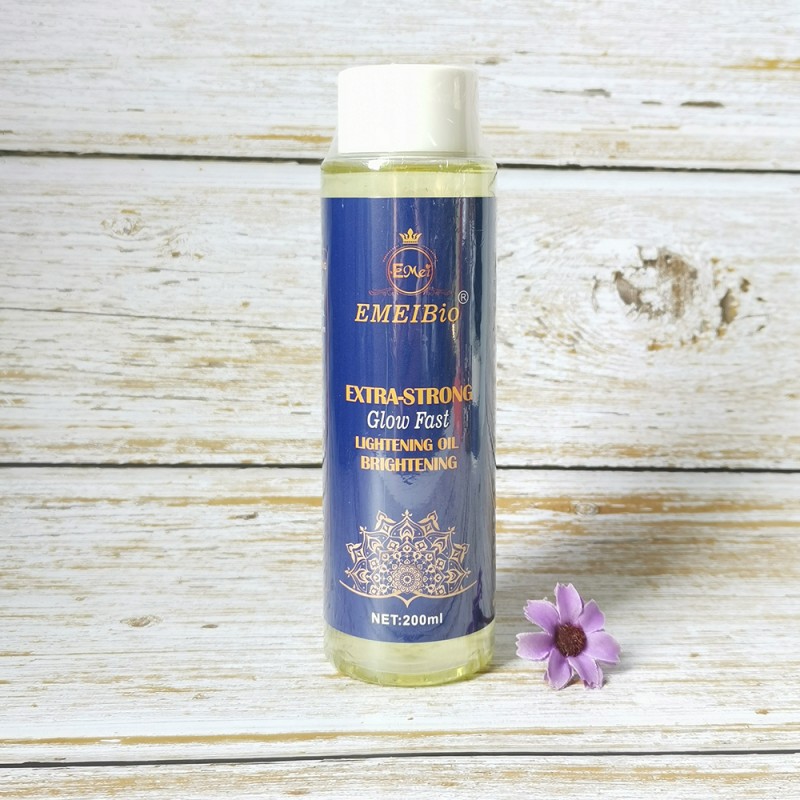 Skin Whitening Oil Supplier - 100ml 200ml Luxury Gold Bottle