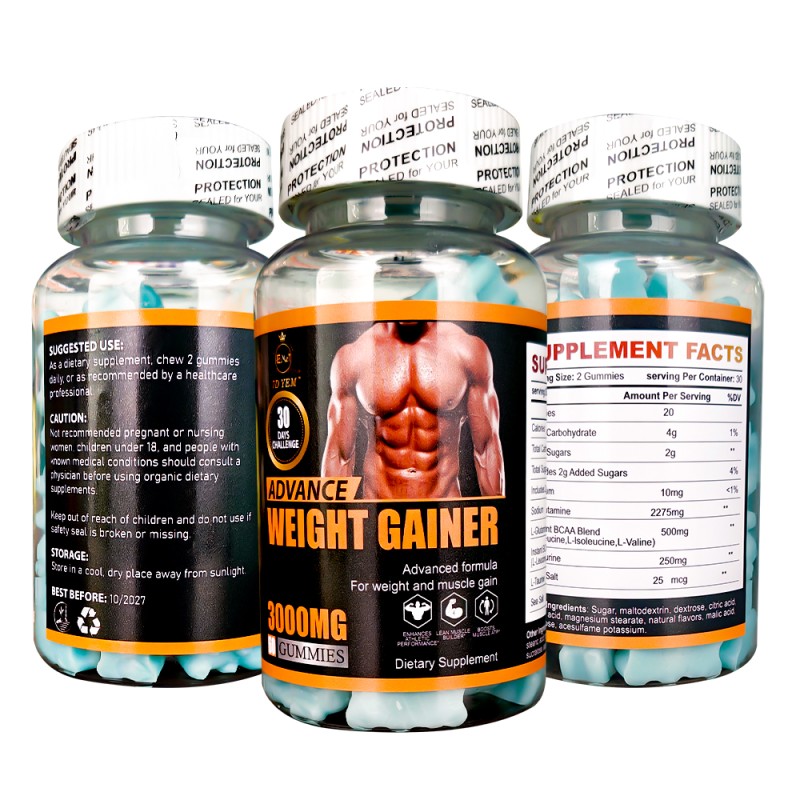 Weight Gain Gummy Factory - Wholesale 3000mg Private Label