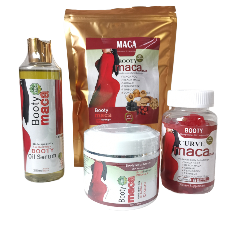 Butt Enhancement Set Manufacturer - Herbal Natural Cream Oil Gummy