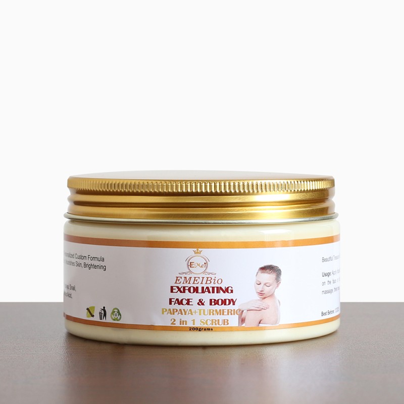 Papaya Scrub Gel Manufacturer - Natural Body Skin Whitening Scrub