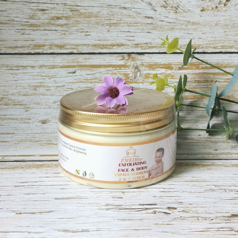 Papaya Scrub Supplier - Daily Exfoliating Lemon Kojic Acid