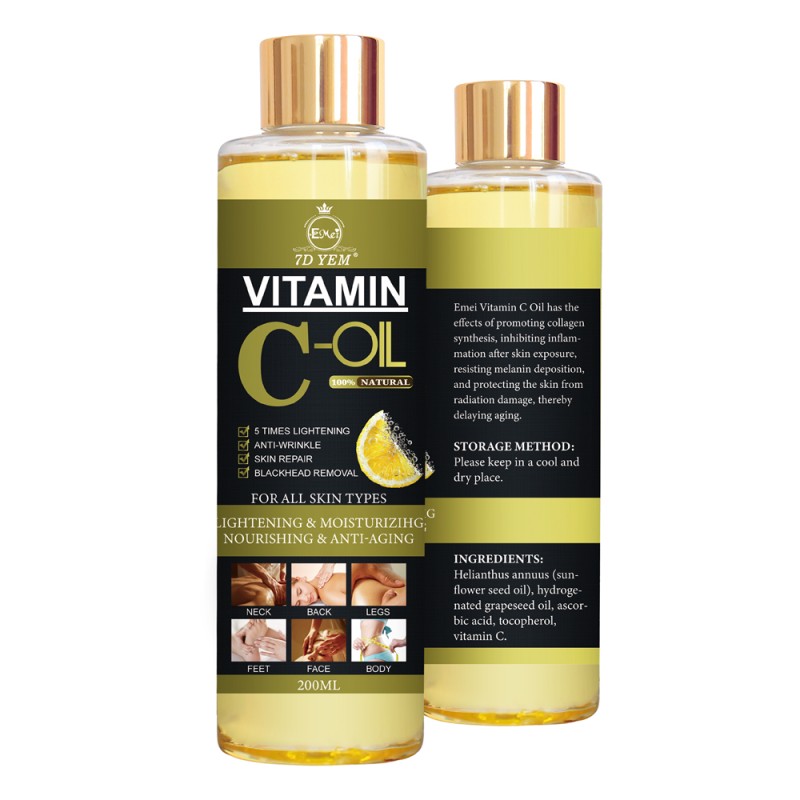 Vitamin C Oil Manufacturer - New Upgrade Brightening 200ml Bottle