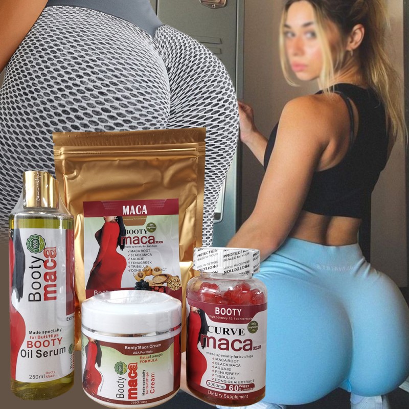 Butt Enhancement Set Manufacturer - Herbal Natural Cream Oil Gummy