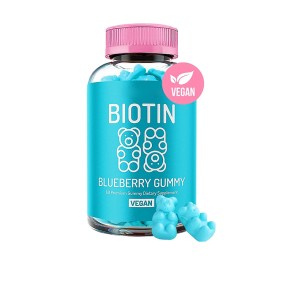 Biotin Gummy Supplier - High Quality Halal Blueberry Multivitamin
