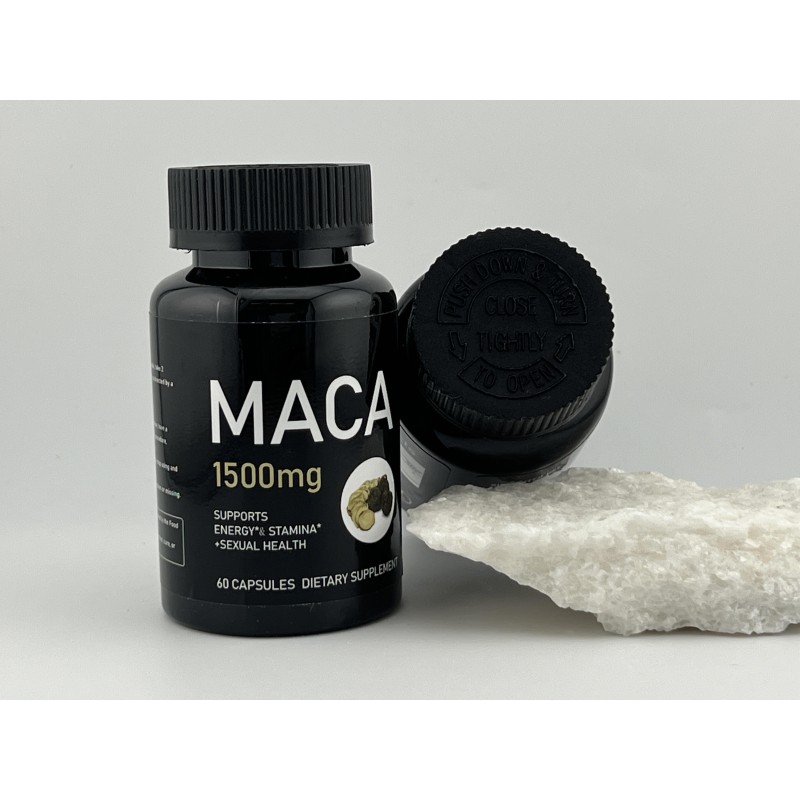 Maca Capsules Supplier - Factory Wholesale Tiktok 1500mg Energy Stamina