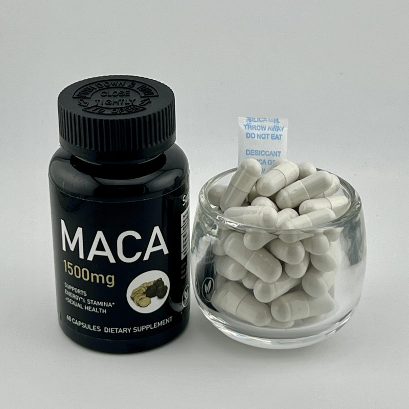 Maca Capsules Supplier - Factory Wholesale Tiktok 1500mg Energy Stamina