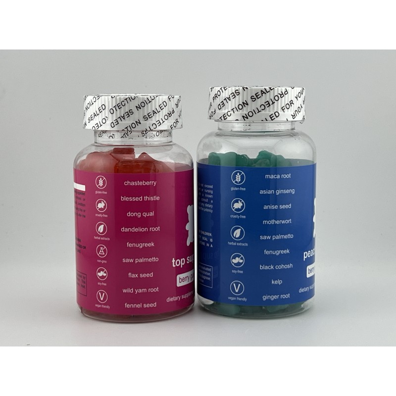 Butt Enhancement Gummies Factory - Plump Hip Firming Organic Berry 60x2