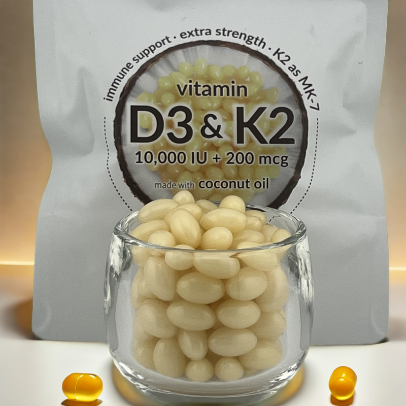 Vitamin D3 Softgels Manufacturer - Immune Support 10000 IU Coconut Oil 120