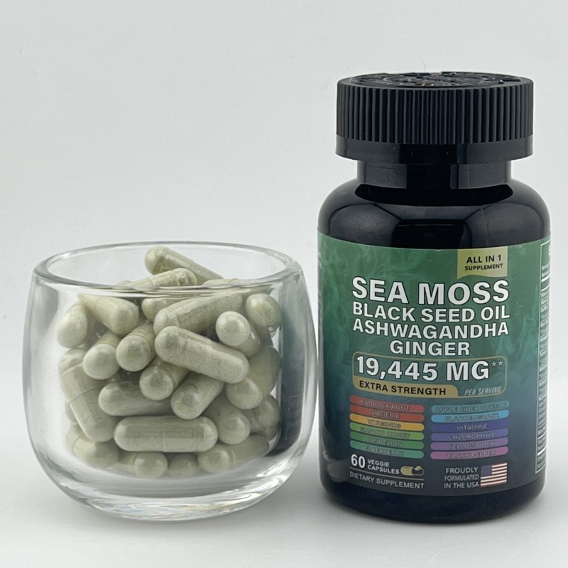 Herbal Supplement Supplier - Sea Moss Black Seed Ashwagandha Ginger Formula