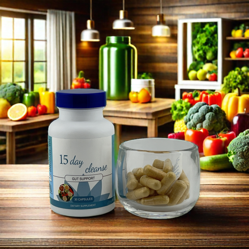 Gut Support Capsules Manufacturer - Tiktok Hot Sale 15day Cleanse 30 Caps