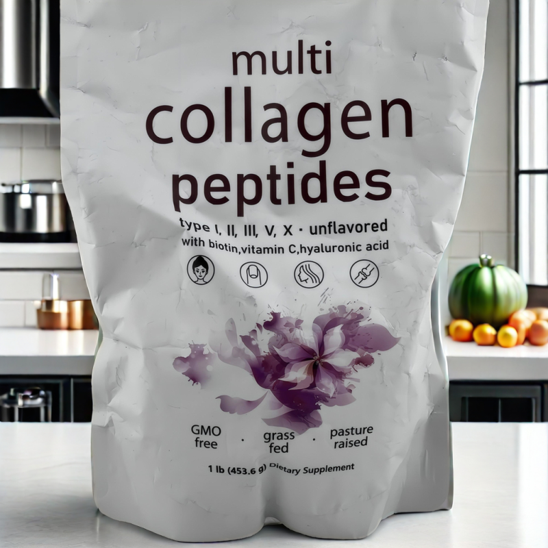 Collagen Peptides Factory - Multi Type I II III V X Unflavored with Biotin