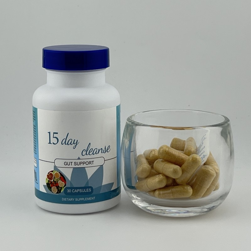 Gut Support Capsules Manufacturer - Tiktok Hot Sale 15day Cleanse 30 Caps