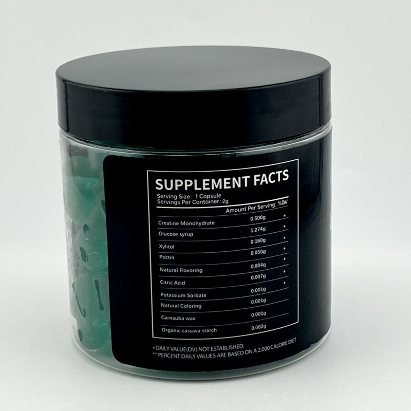 Creatine Gummies Factory - Esunm Sweet Blue Raspberry 150 Grains Infused